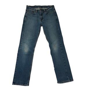 Levi's 514 jean's men's 29 blue medium wash straight leg fit 29 inseam